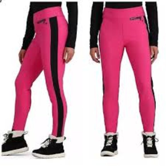 Obermeyer Women's Jinks ITB Softshell Pant in Pink New With Tags Size 12 Pre-Pri - Picture 2 of 3